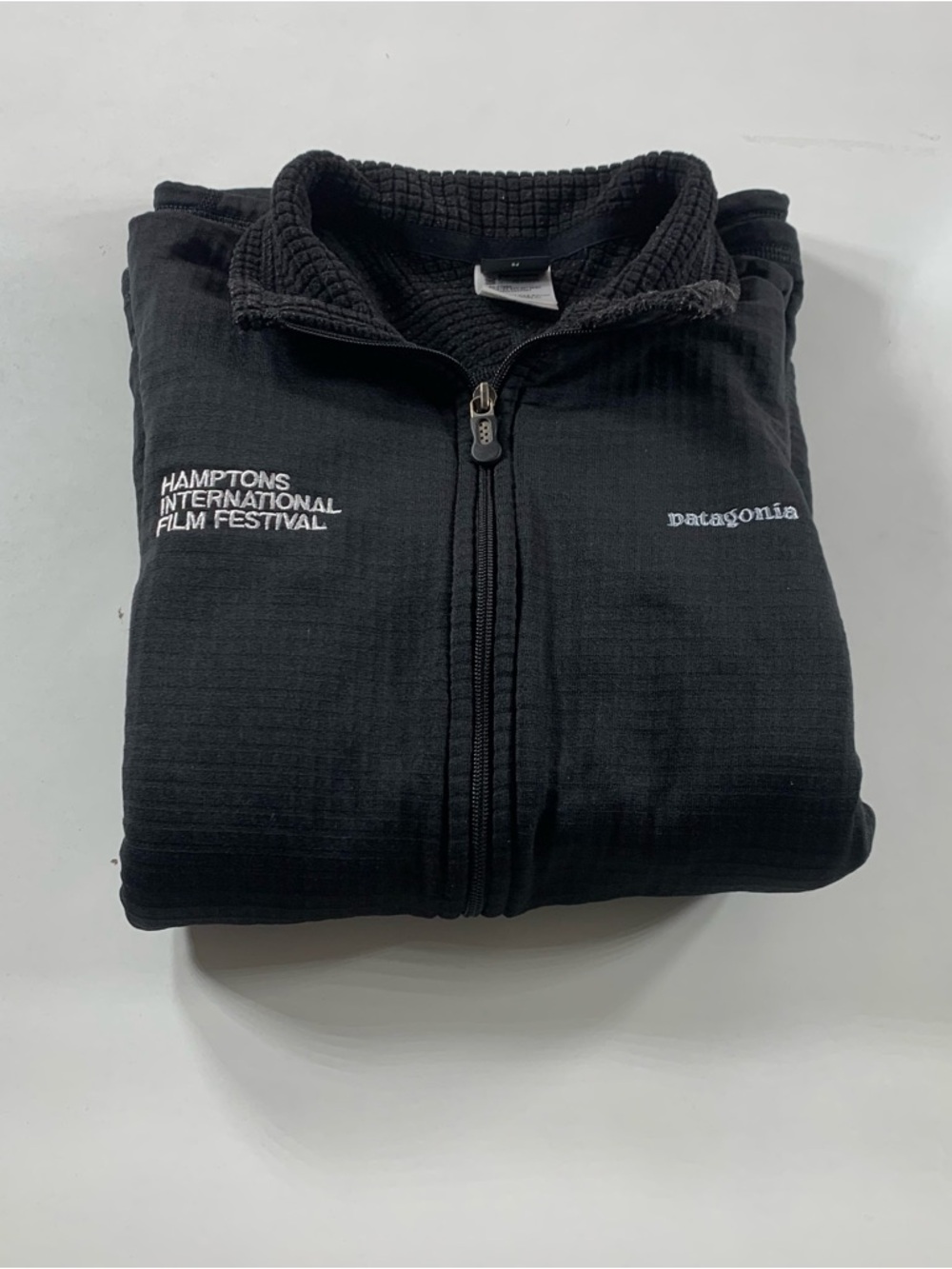 Vintage Patagonia Jacket Women’s Large Black R1 Polartec Fleece Full Zip Outdoor